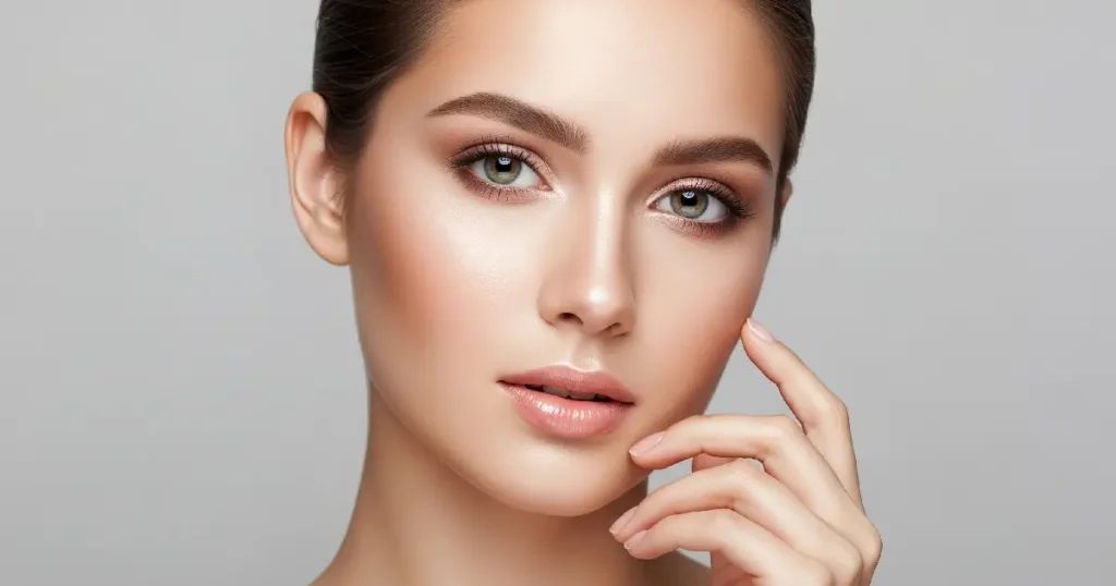 woman with flawless radiant skin representing the results of a Perfect Derma Peel in meridian ID 1